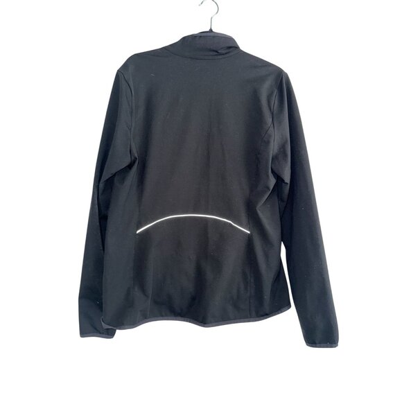 Old Navy Active Womens Lightweight Black Full-Zip Jacket With Quilted Front & Th - Picture 8 of 10